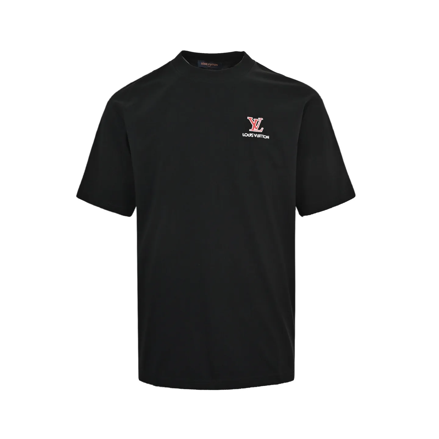 Louis Vuitton/Louis Vuitton 26ss embroidered presbyopic letter short sleeves